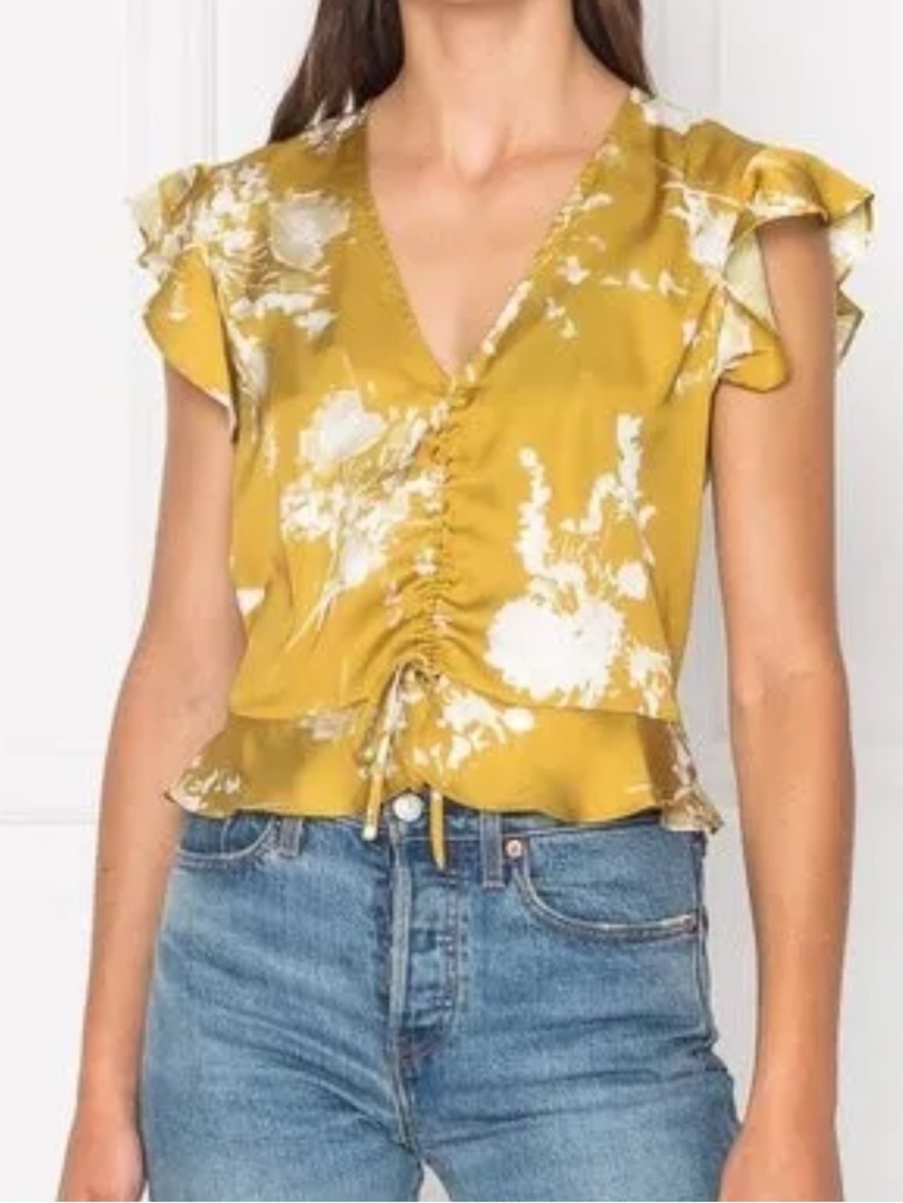 ✨💲🔻 LAMARQUE Satin front rouge top